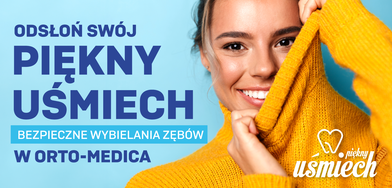 Bezpieczne wybielanie zębów w Orto-medica Kalisz